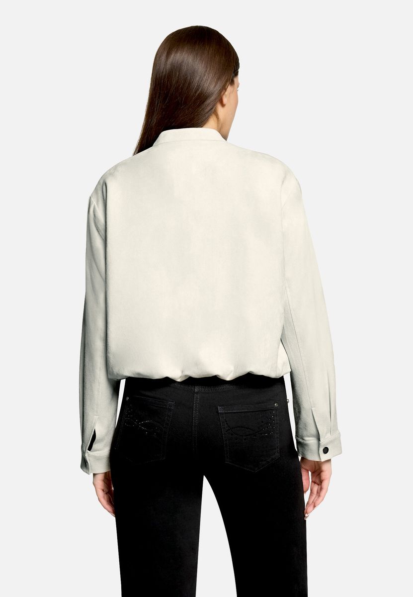 Weicher Blouson in Velours-Optik