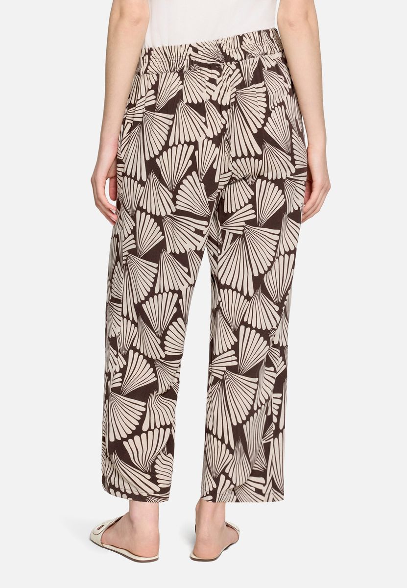 Marlene-Hose mit grafischem Print