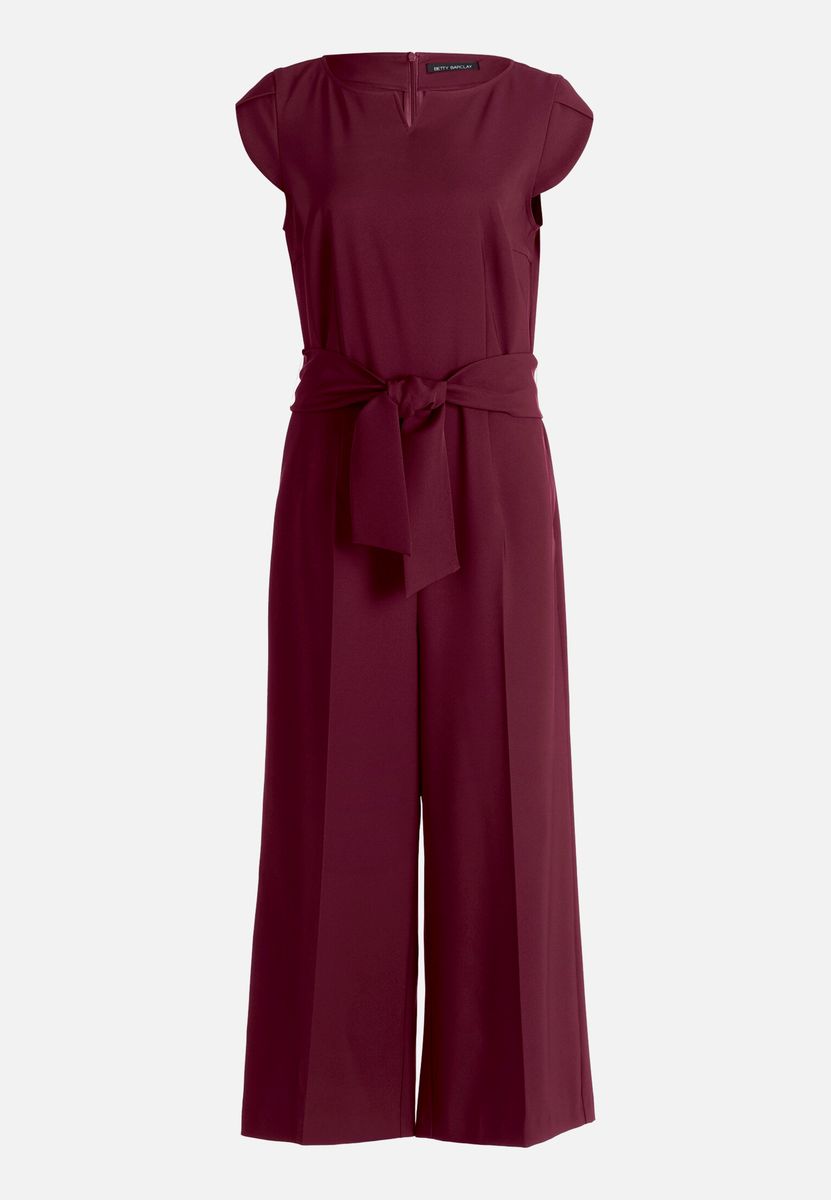 Eleganter Culotte-Jumpsuit mit Gürtel