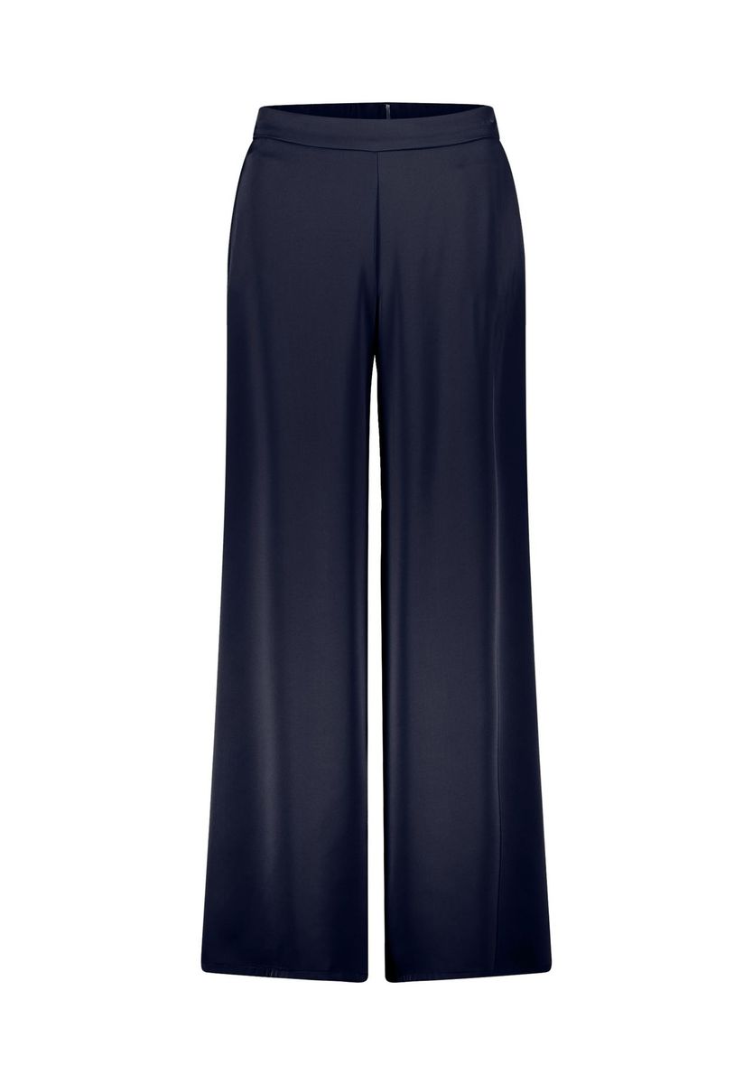 High-Waist Hose mit weitem Bein