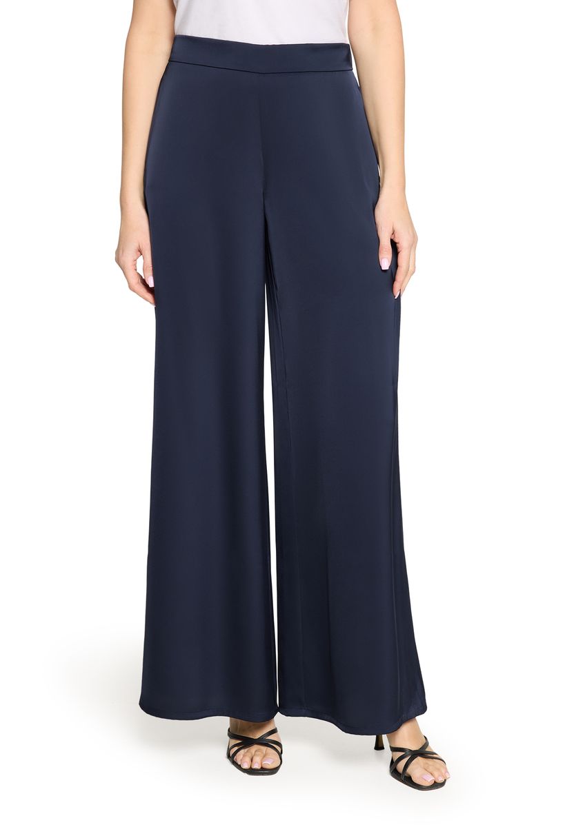 High-Waist Hose mit weitem Bein