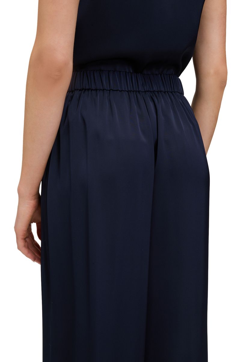High-Waist Hose mit weitem Bein