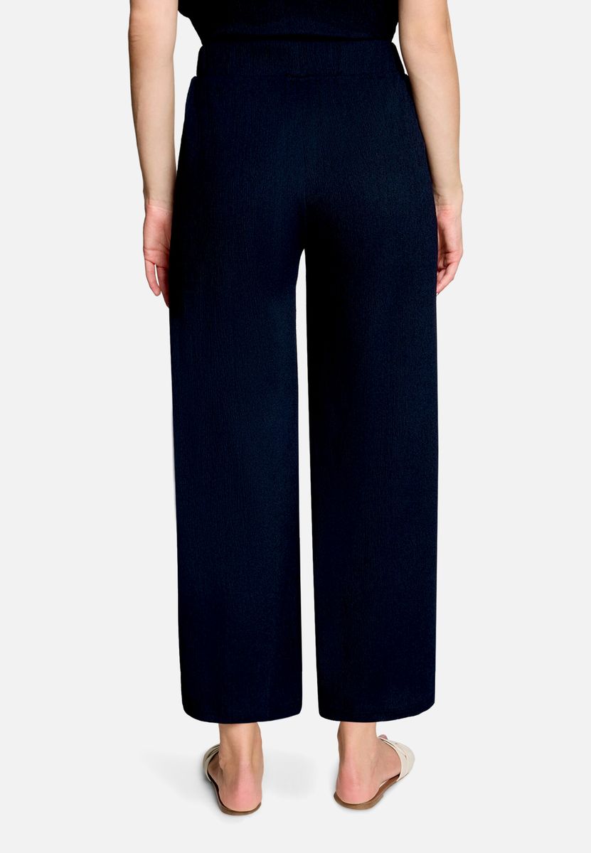 Culotte mit weitem Bein und Gummizug