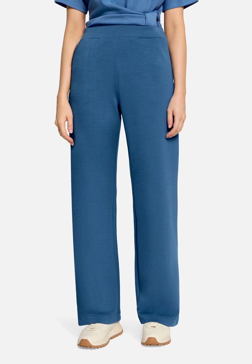 Lässige High-Waist Wide-Leg Hose