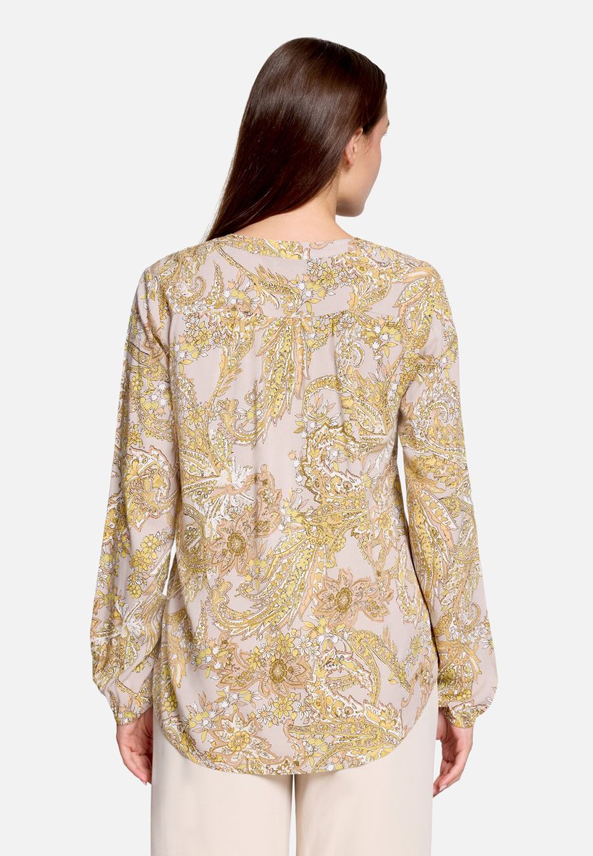 Feminine Schlupfbluse mit Paisley-Print