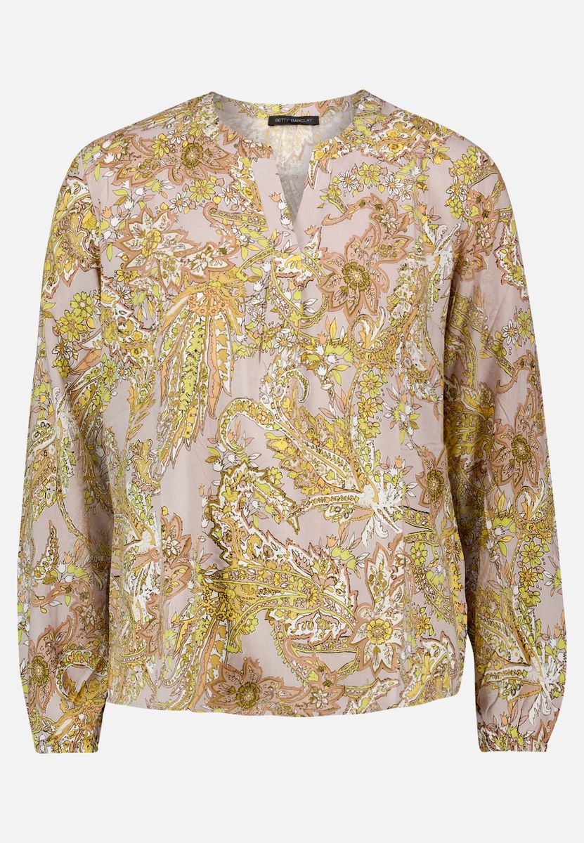 Feminine Schlupfbluse mit Paisley-Print