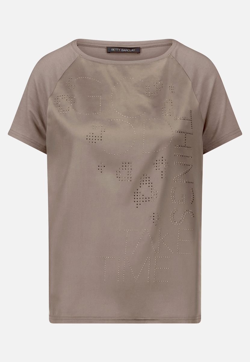 Blusenshirt mit Statement-Verzierung