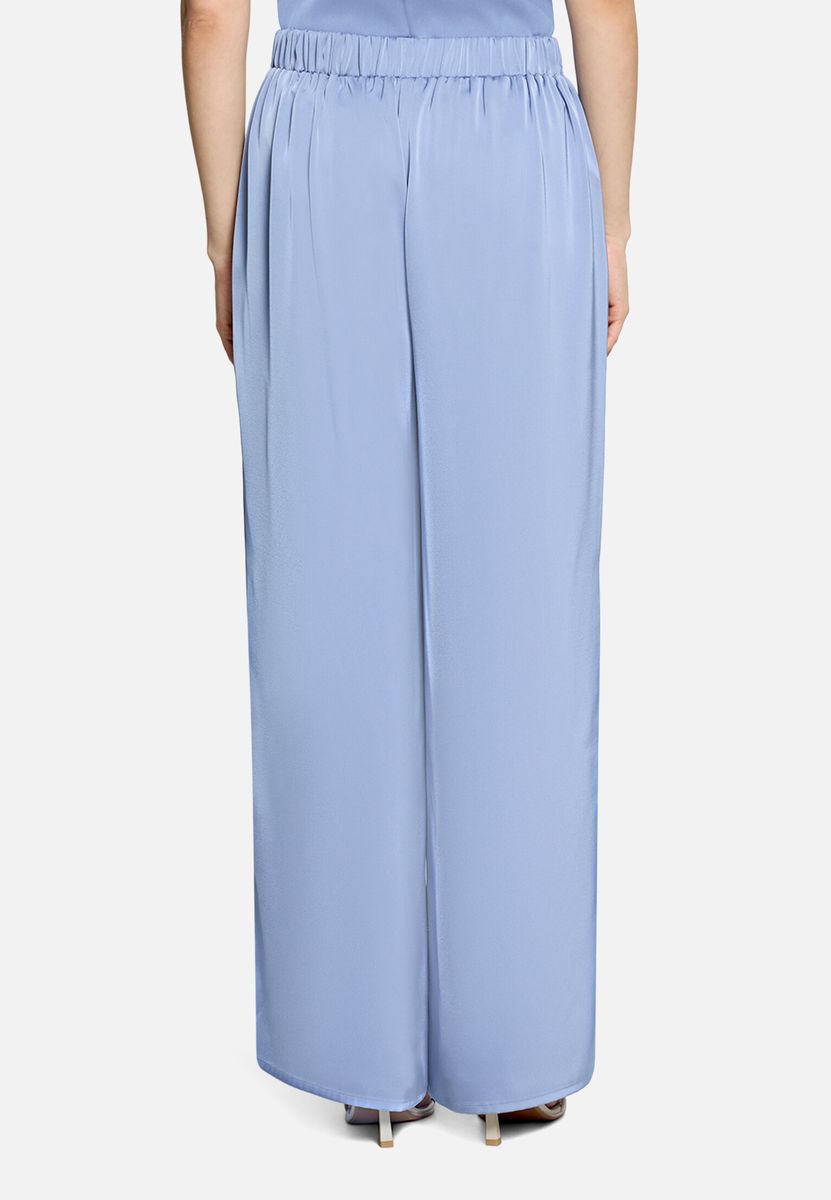 Fließende High-Waist Marlenehose