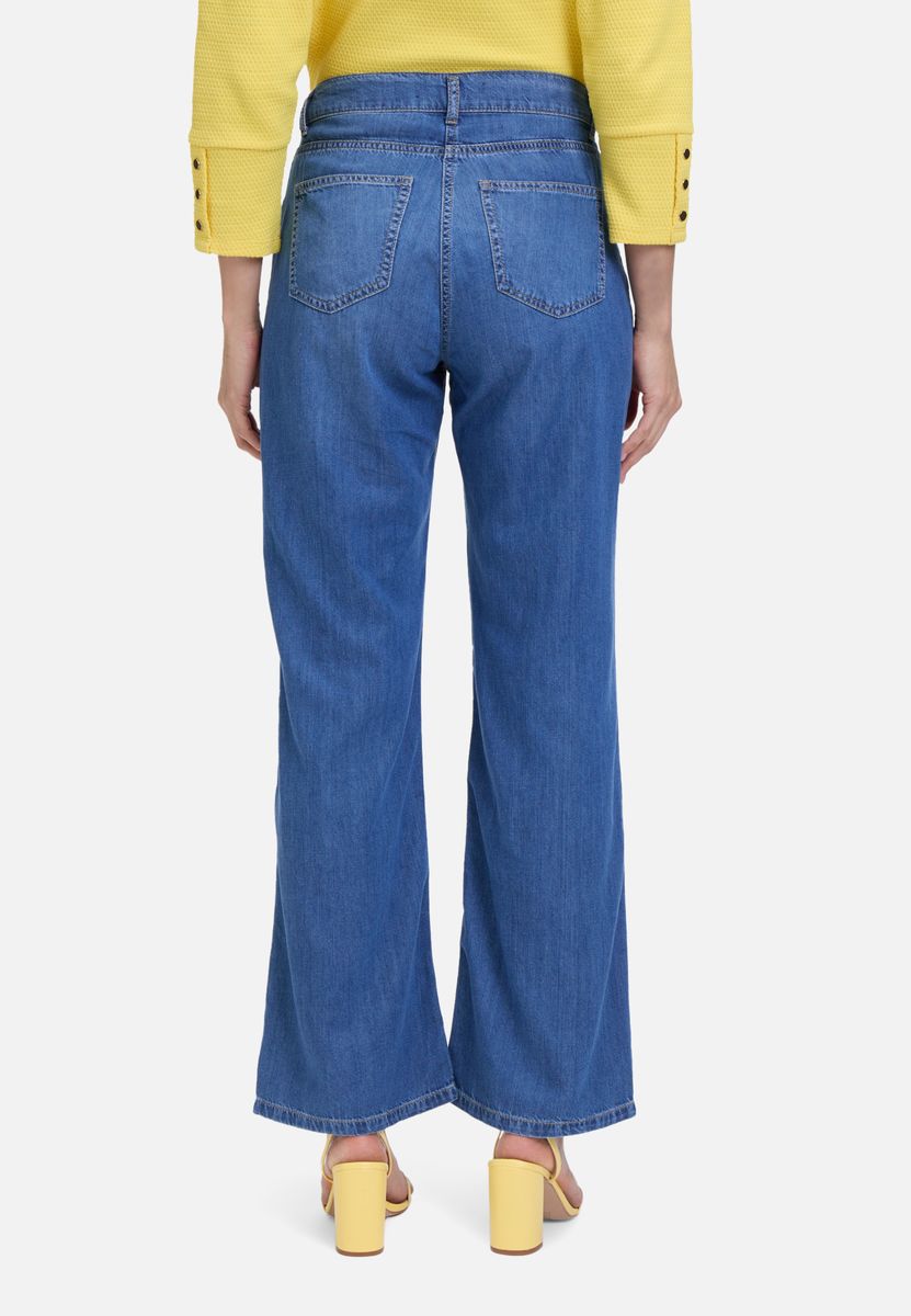 Relaxed-Fit Jeans mit weitem Bein