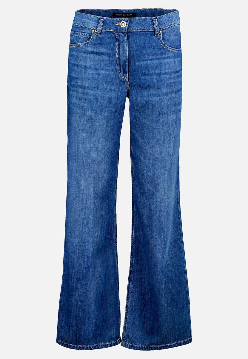 Relaxed-Fit Jeans mit weitem Bein