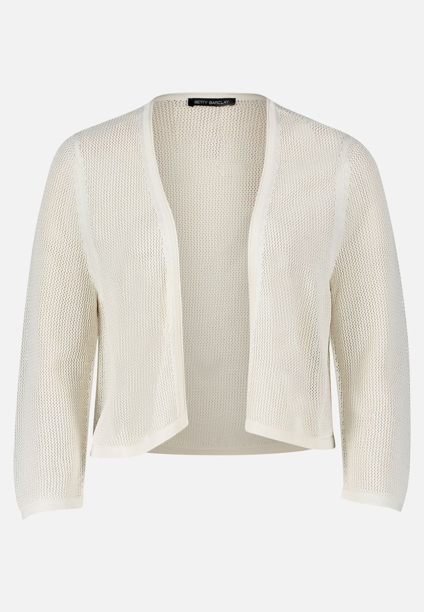Leichte Sommerstrickjacke mit 3/4-Arm