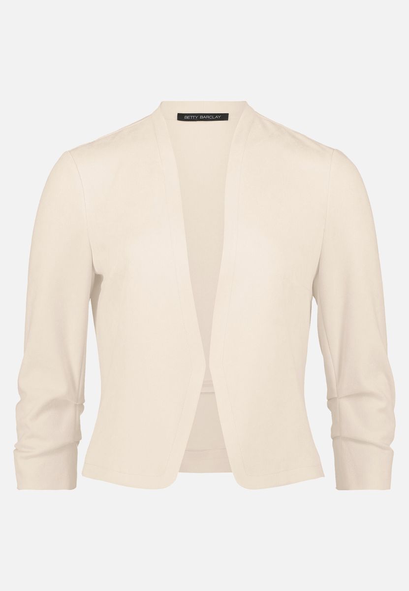 Kurzer Minimalistischer Blazer mit Raff-Ärmeln