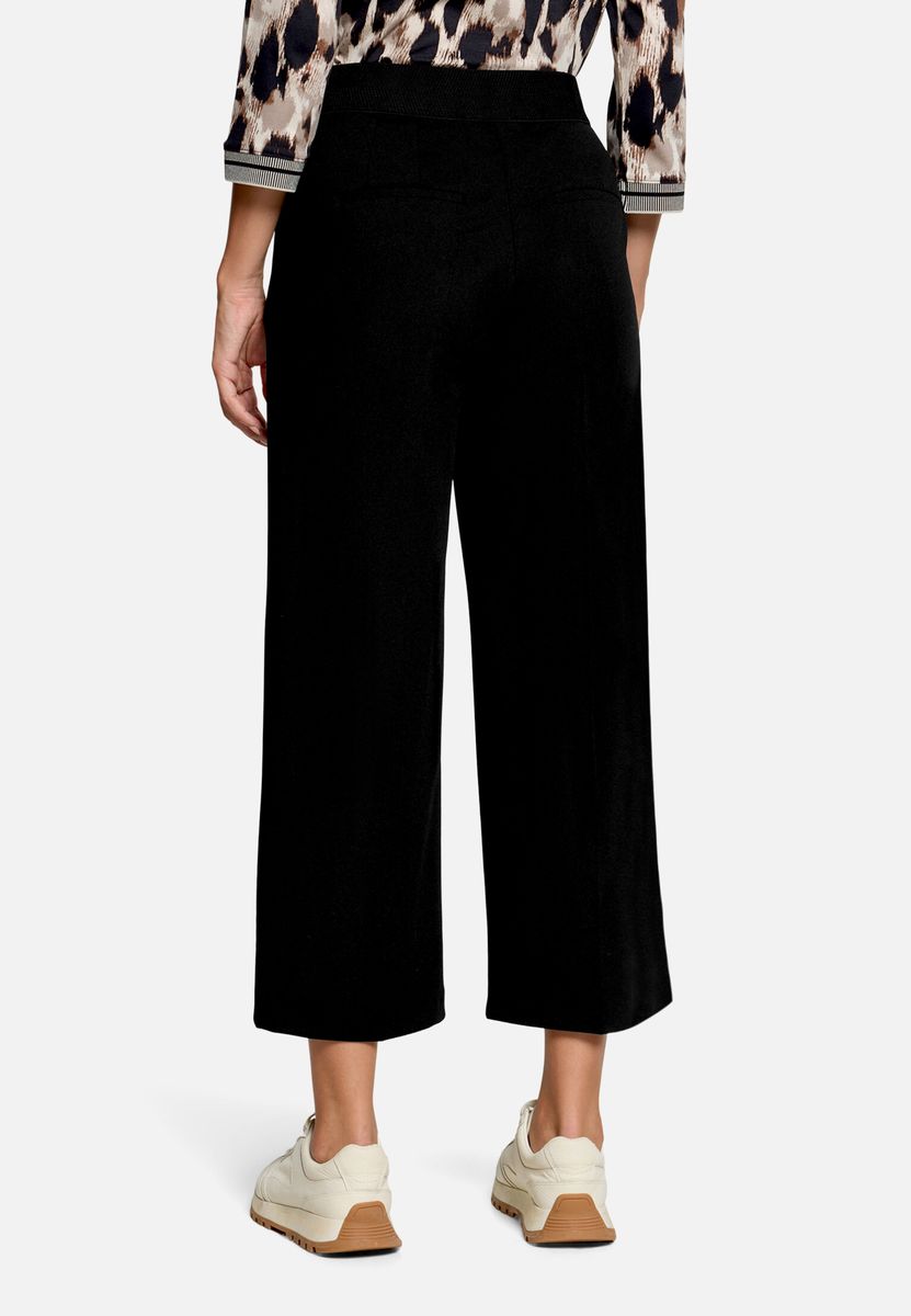 High-Waist-Culotte mit Bügelfalte