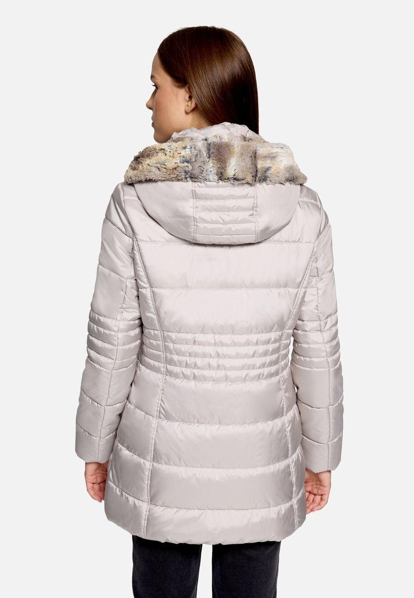 Gesteppte Outdoorjacke mit Kapuze