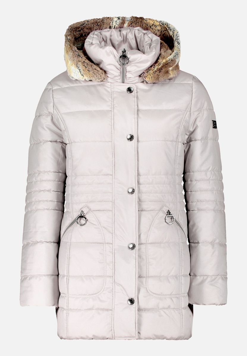 Gesteppte Outdoorjacke mit Kapuze