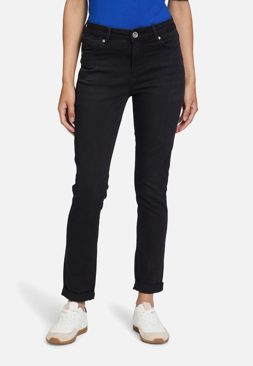 Slim-Fit-Jeans mit hohem Stretch-Anteil