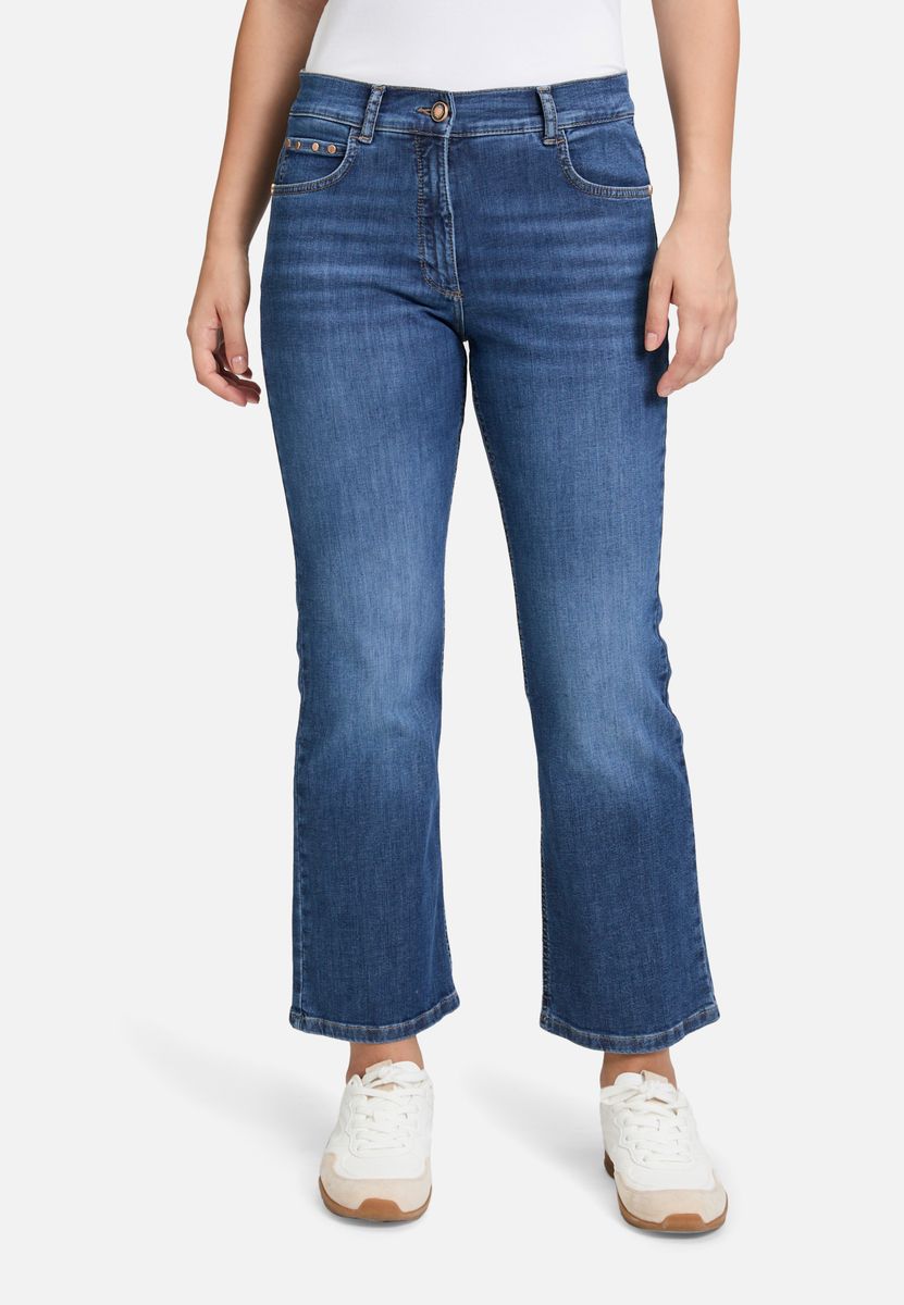 Slim-Fit Jeans mit mittlerer Leibhöhe