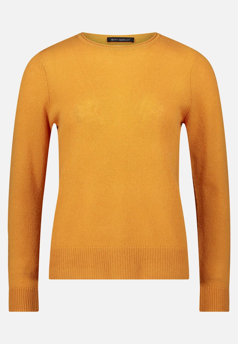 Klassischer Kaschmir-Pullover mit Rundhalsausschnitt
