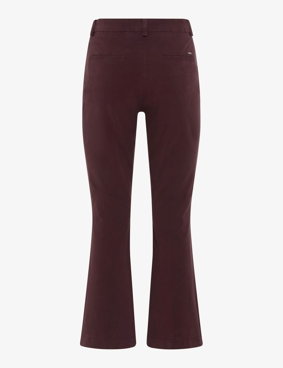 Schmale Bootcut-Hose in Cropped-Länge