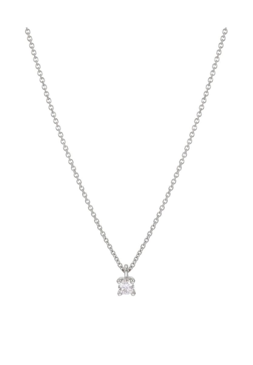 Elegante Diamant-Solitär-Halskette