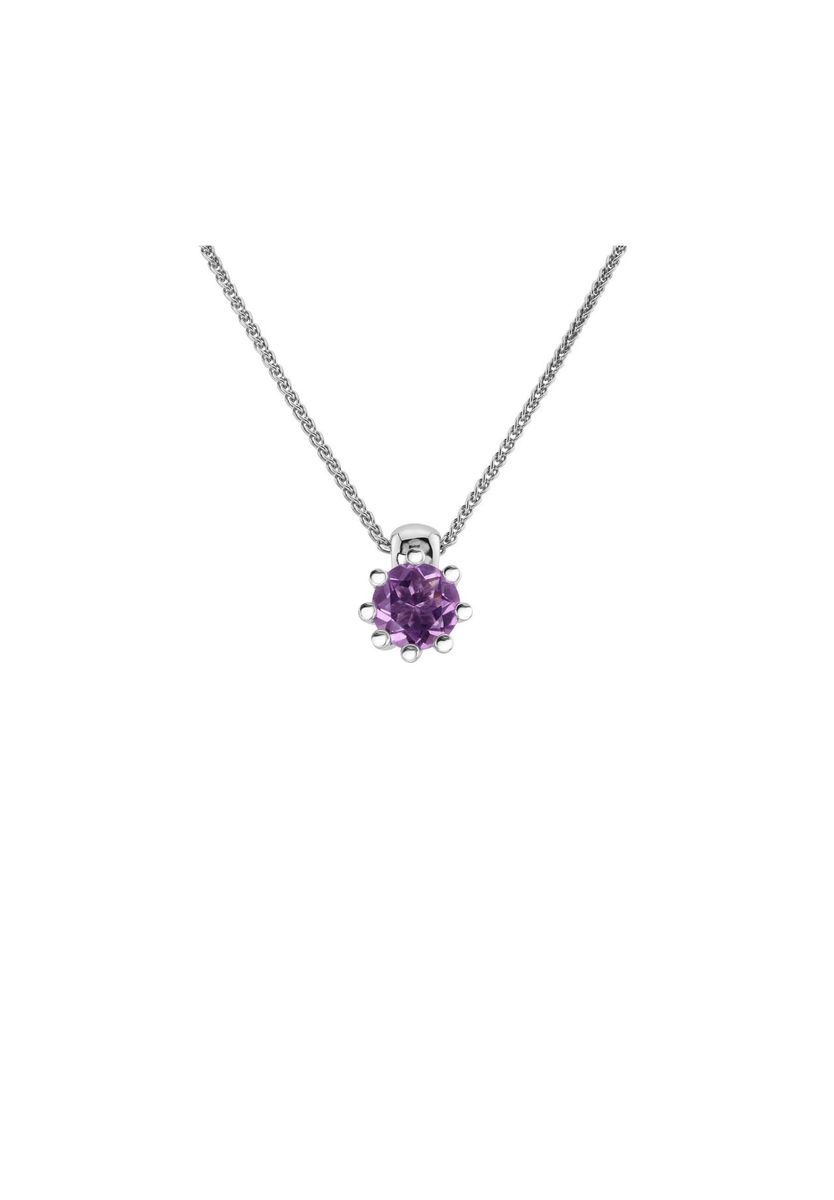Silberkette mit Amethyst-Anhänger