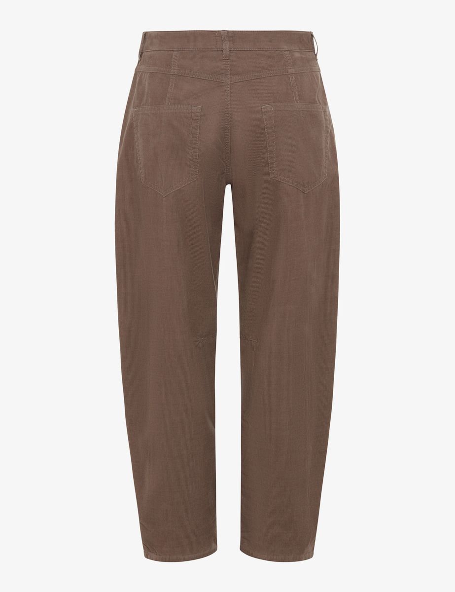 Relaxte Cordhose mit Barrel-Leg