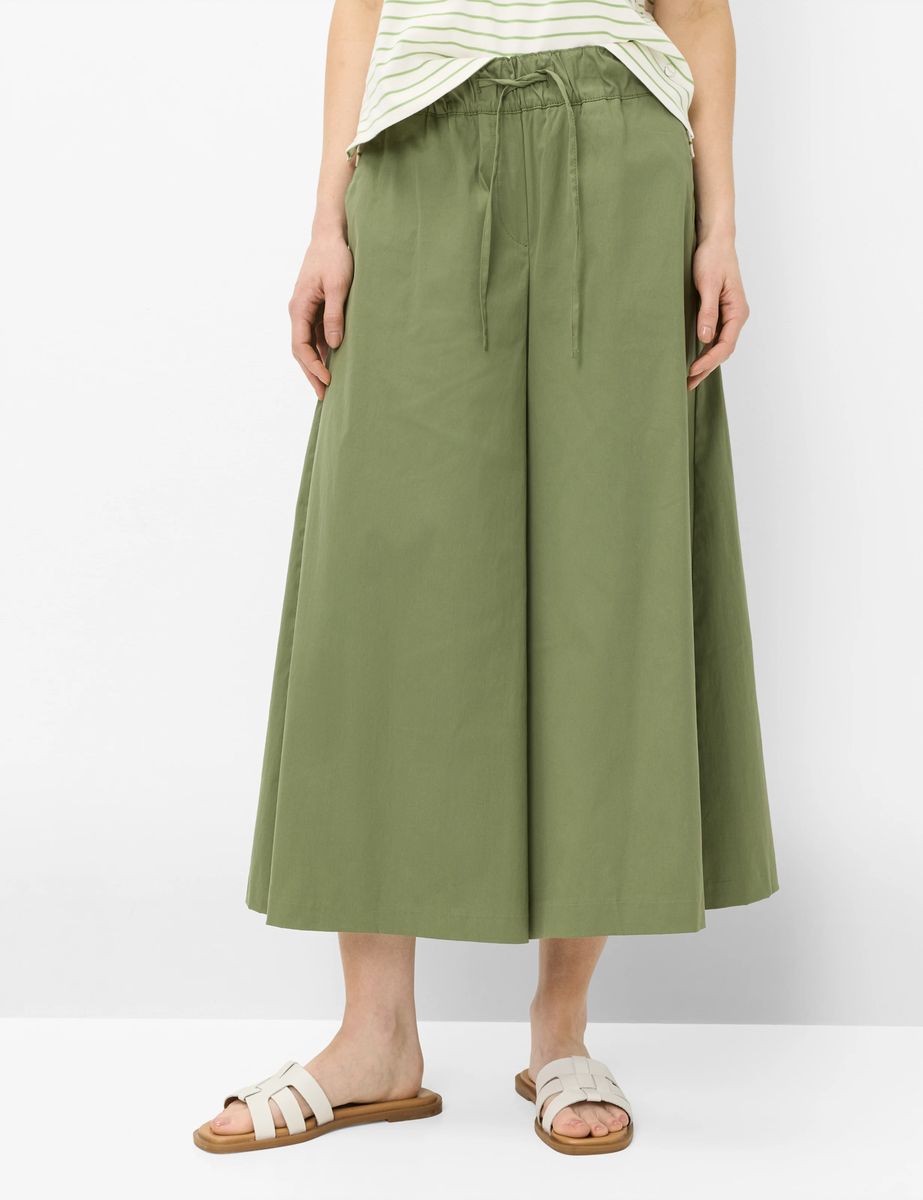 Weite Culotte mit Kordelzug