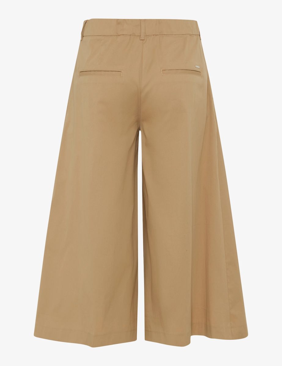 Weit geschnittene Baumwoll-Culotte