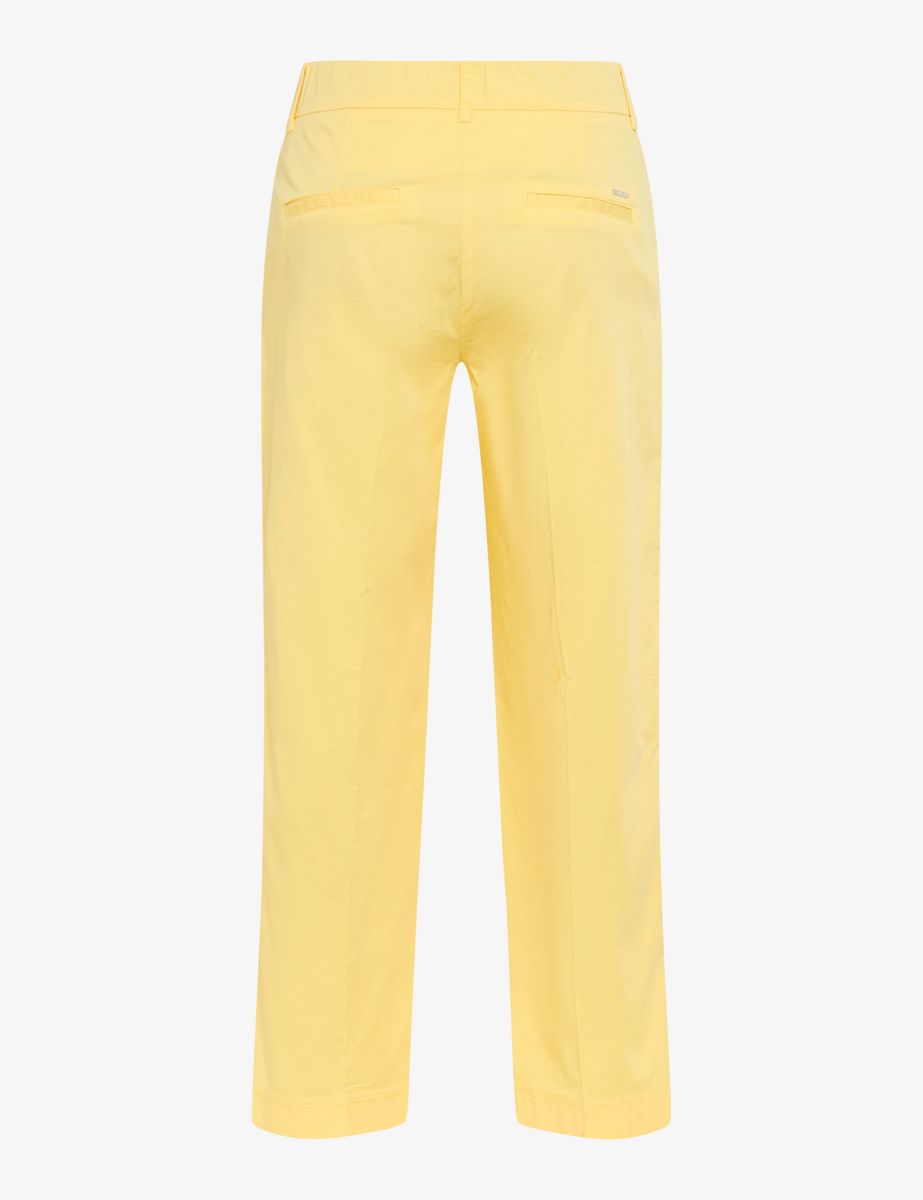Ultraleichte Wide-Leg Cropped Chino