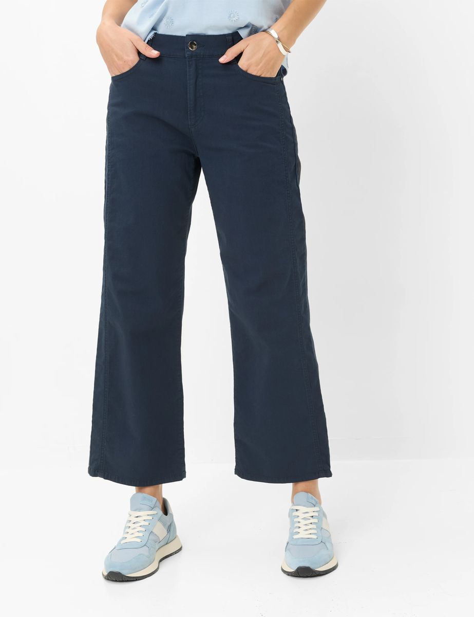 Weite Culotte-Hose aus Baumwolle
