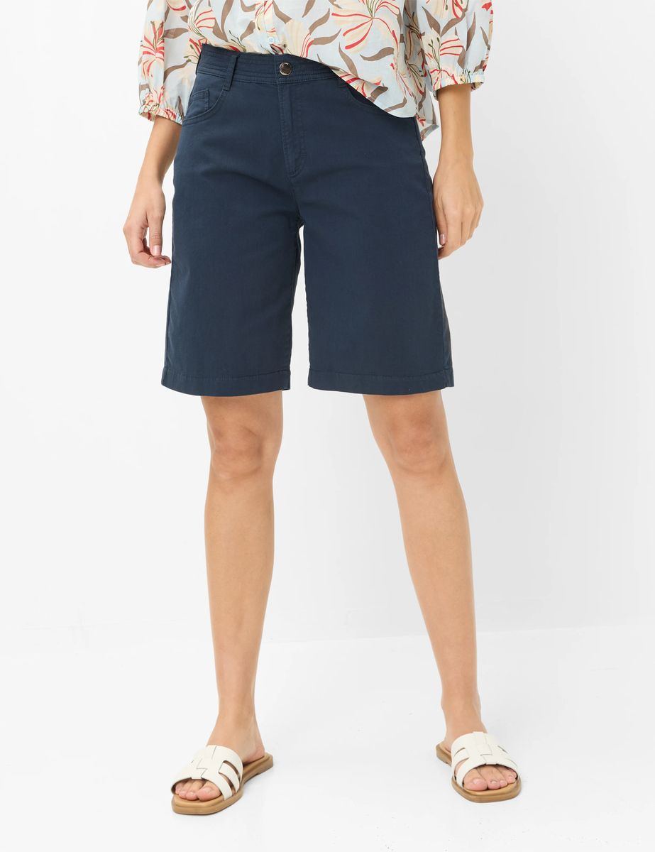 Klassische Bermuda-Shorts aus Baumwolle