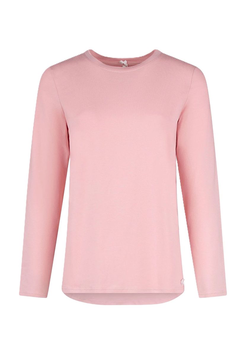 Langärmliges Schlafshirt mit Rundhalsausschnitt