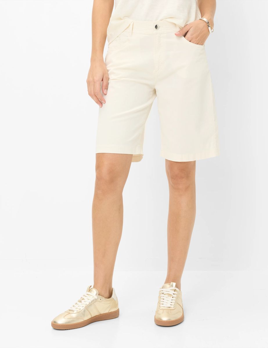 Bermuda-Shorts mit weitem Bein
