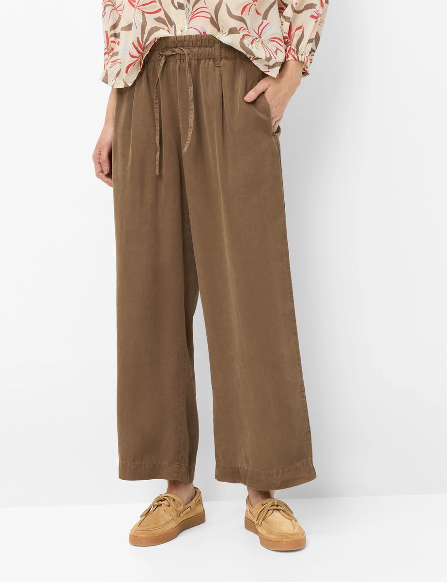 Fließende Culotte mit weitem Bein