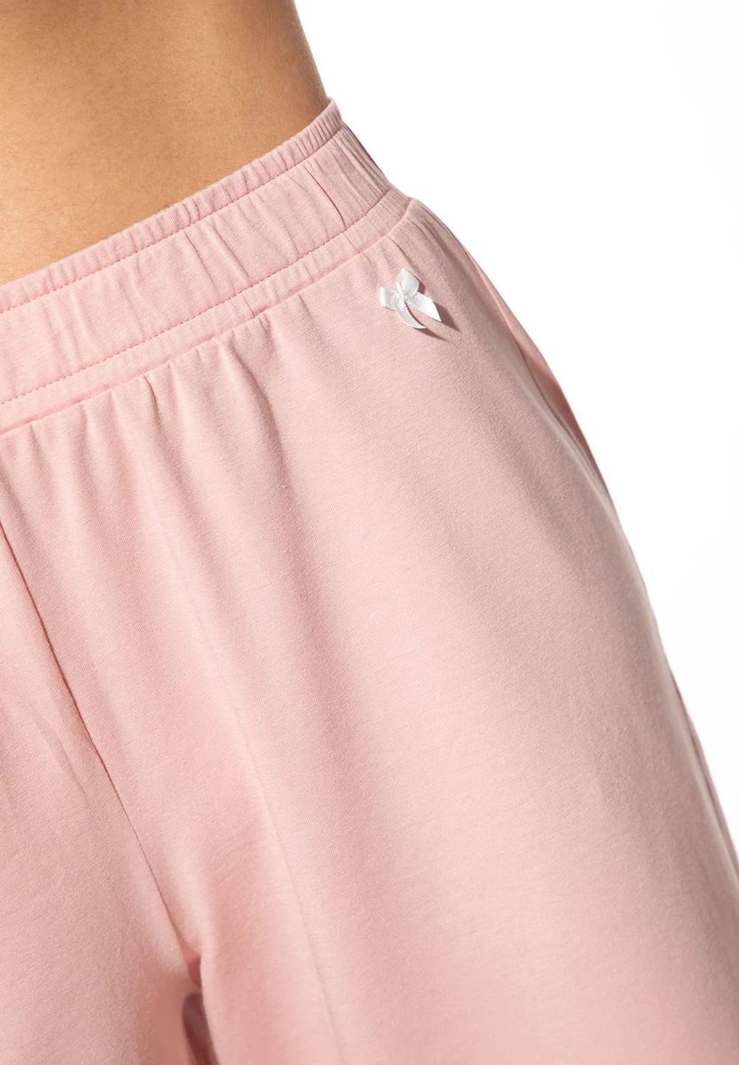 Bermuda-Schlafshorts mit Schleifendetail