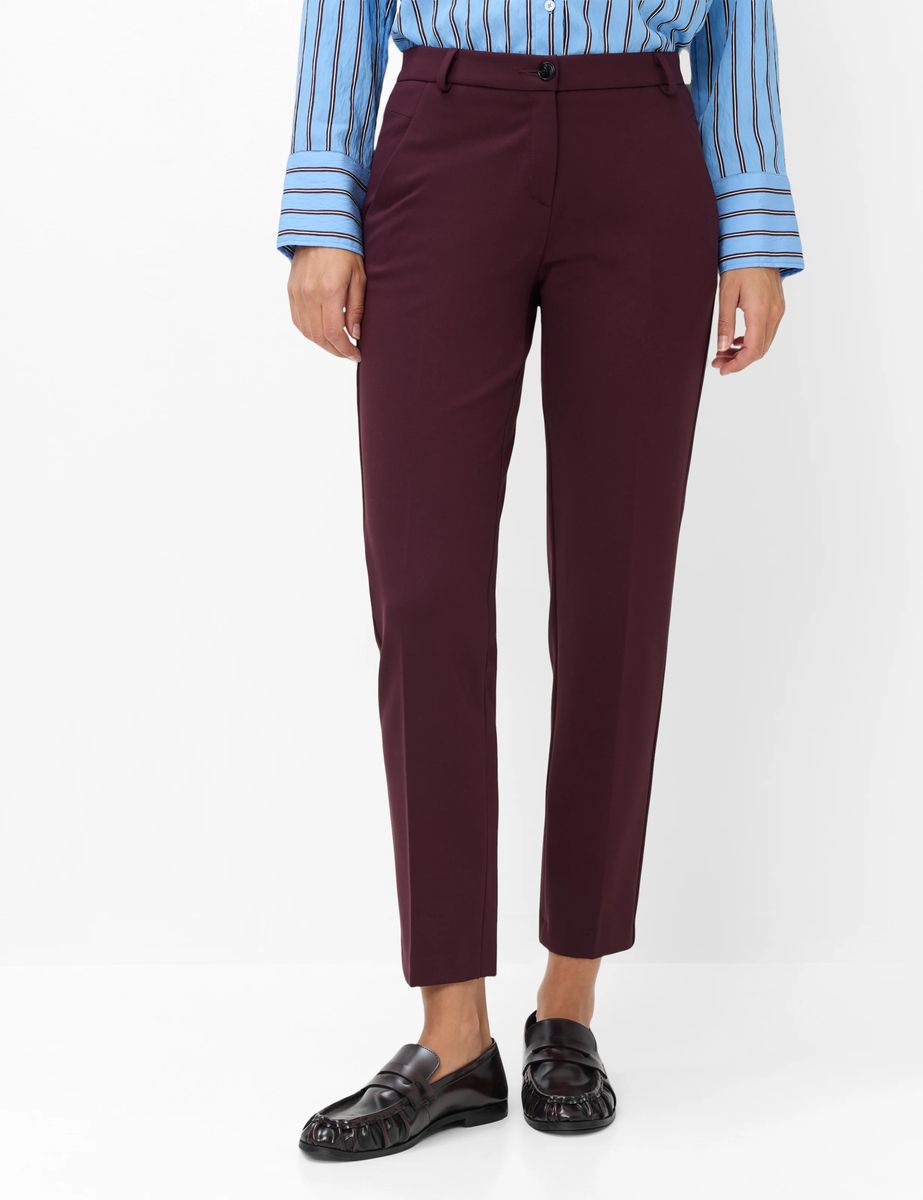 Jersey-Chinohose im Regular Fit