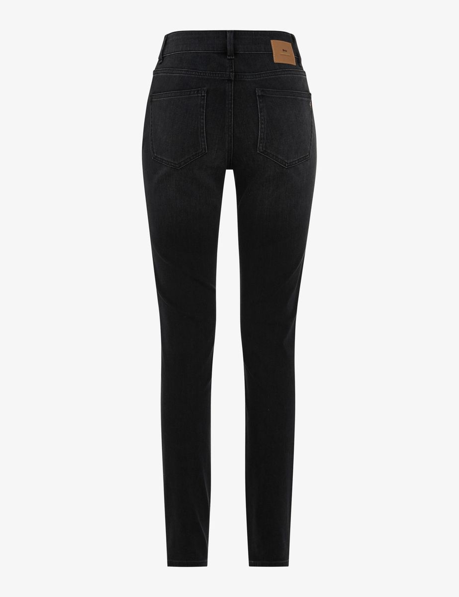 Slim-Fit Jeans mit hoher Taille