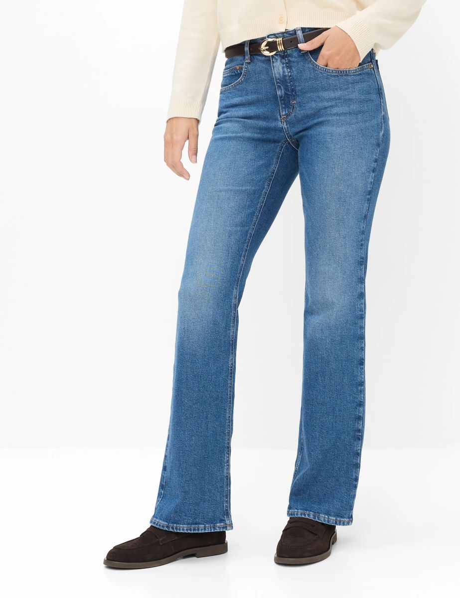 Klassische Regular Bootcut Jeans
