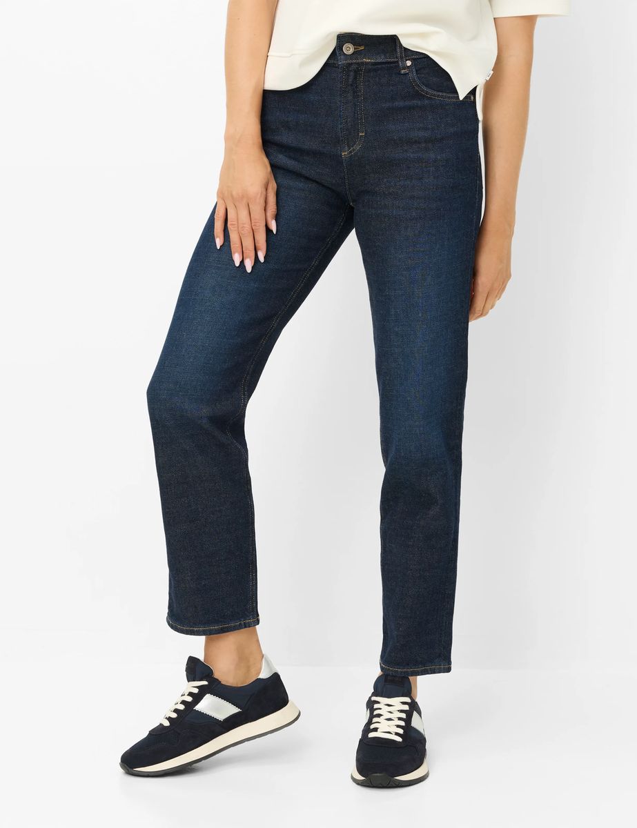 Straight Leg Five-Pocket Jeans