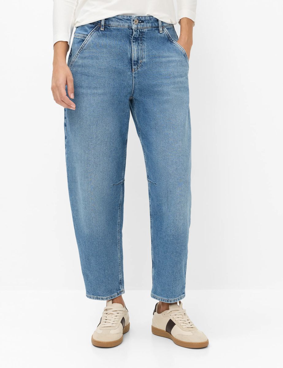 Relaxte Barrel-Jeans in O-Form