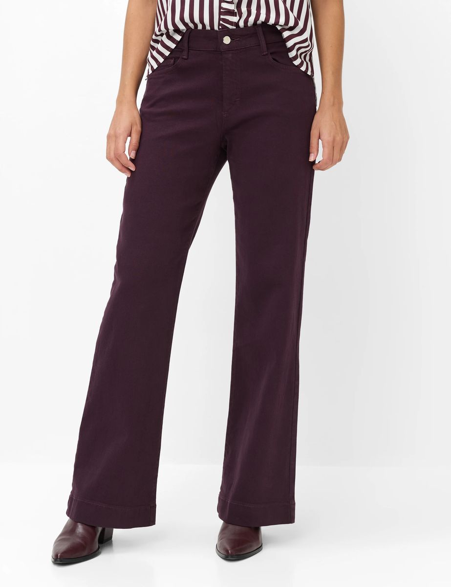 Moderne Five-Pocket-Jeans mit weitem Bein