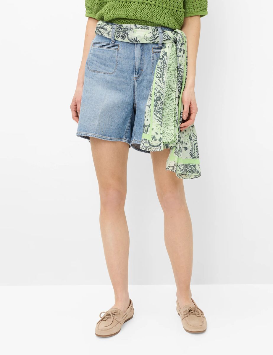 Weite Denim-Shorts im Relaxed-Fit