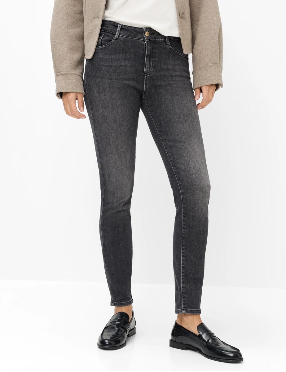 Schmal geschnittene Five-Pocket-Jeans
