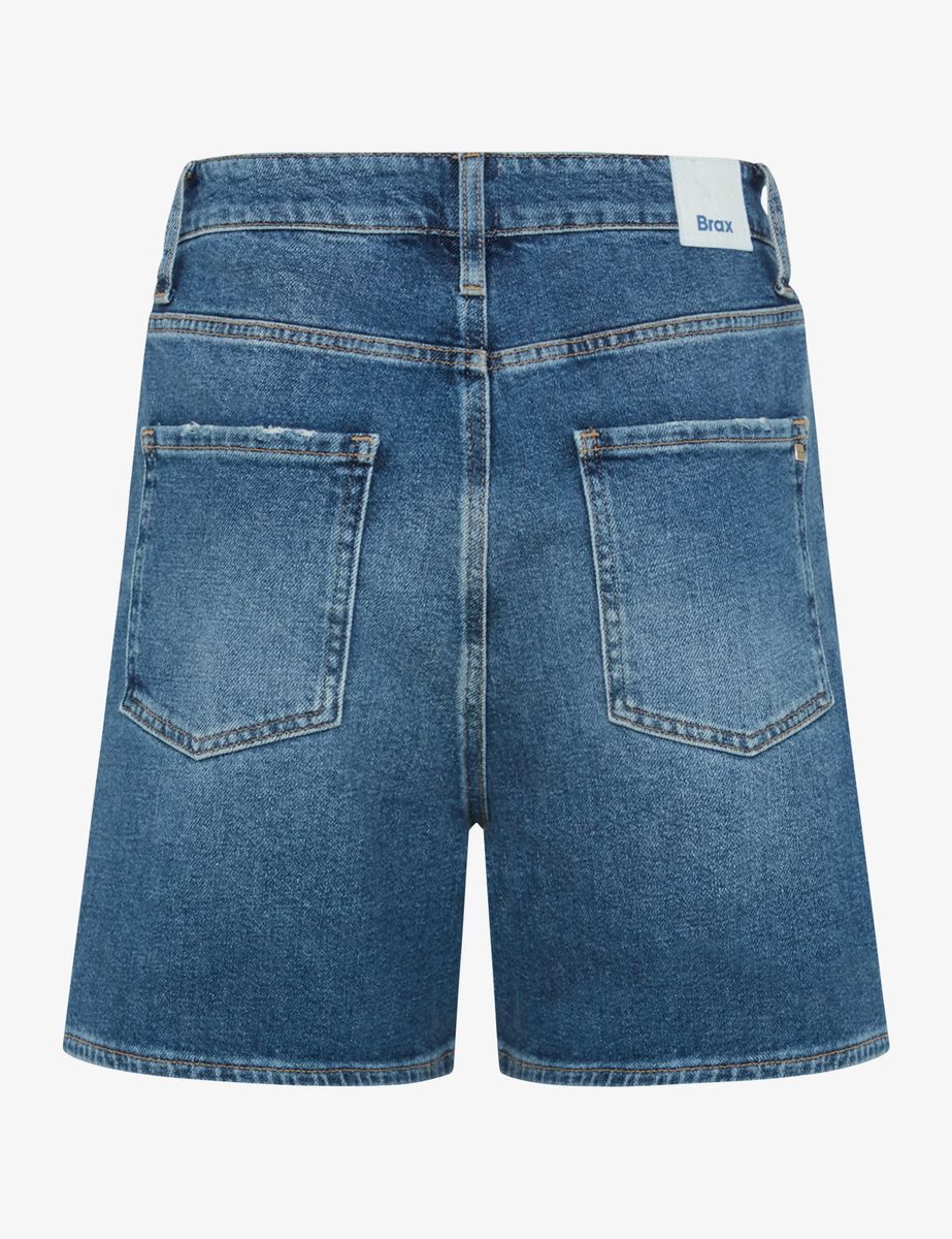 Lässige High-Waist Jeansshorts