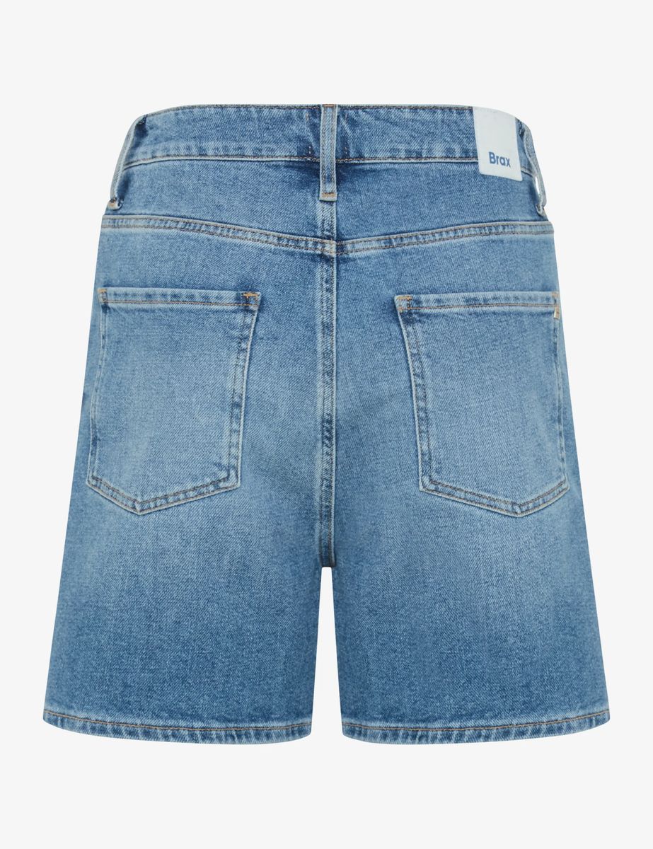 High-Waist Denim Shorts im Relaxed Fit