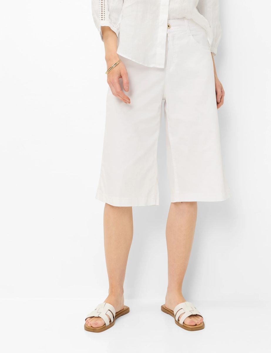 Weit geschnittene Ultralight Denim-Bermuda