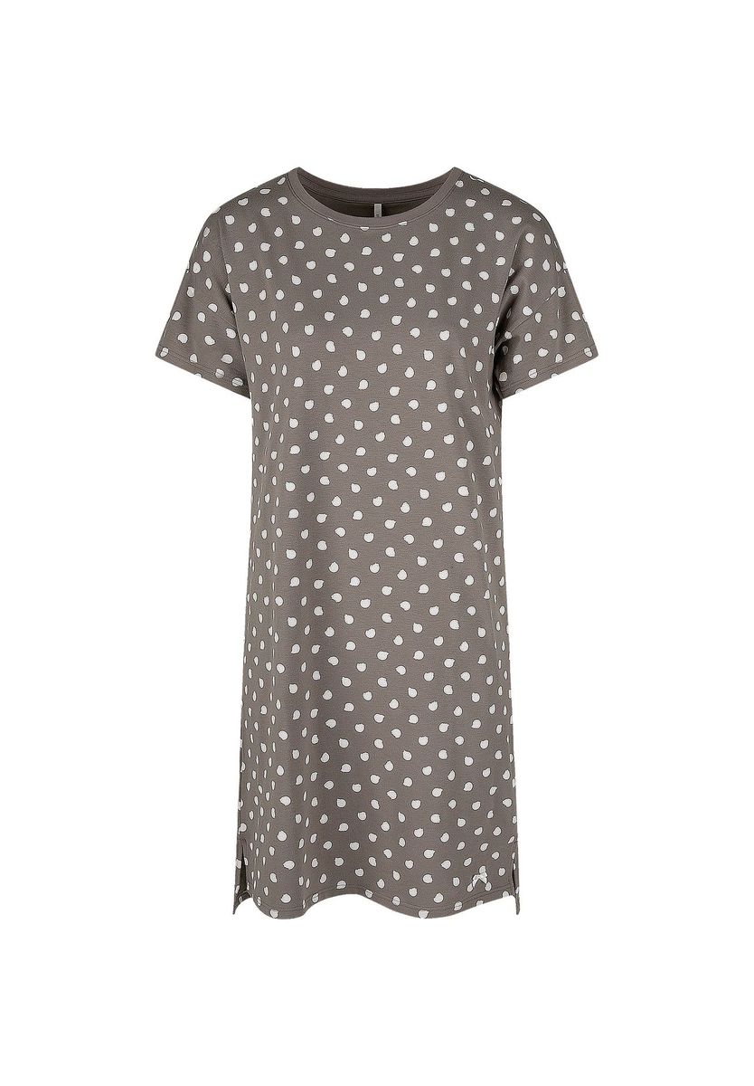 Schlafshirt mit Punktemuster aus Baumwolle