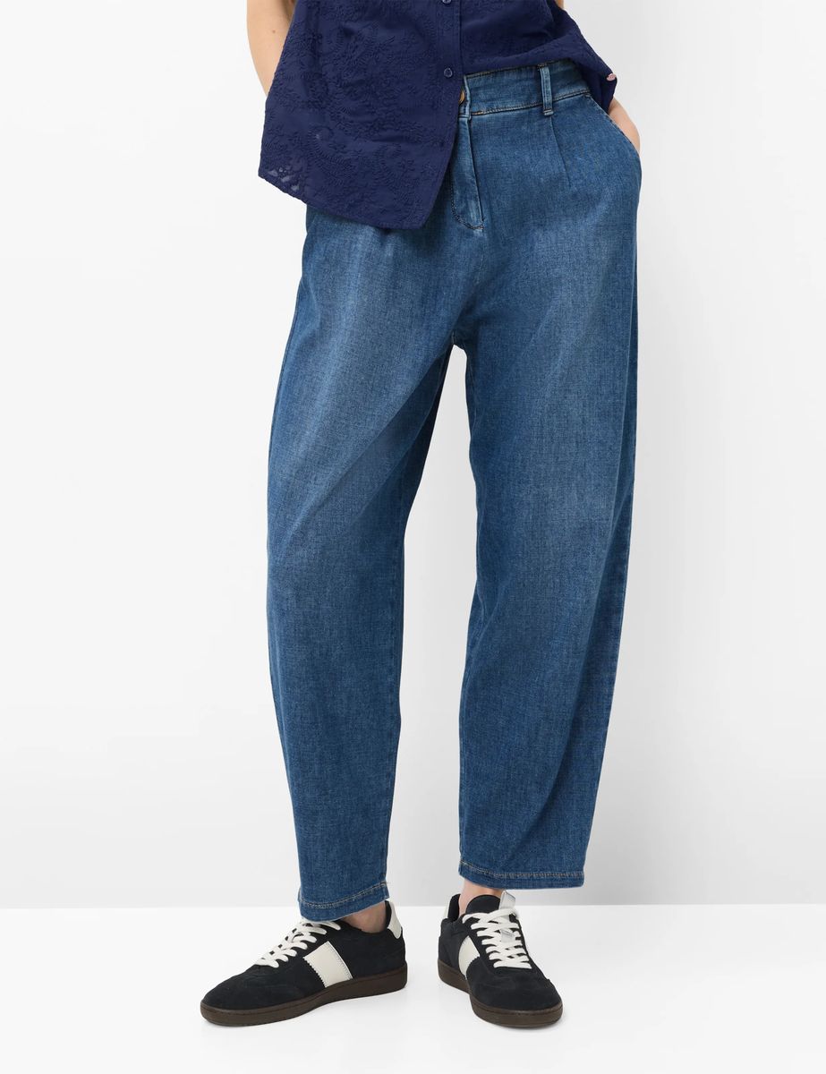 O-Shape Jeans mit hohem Bund