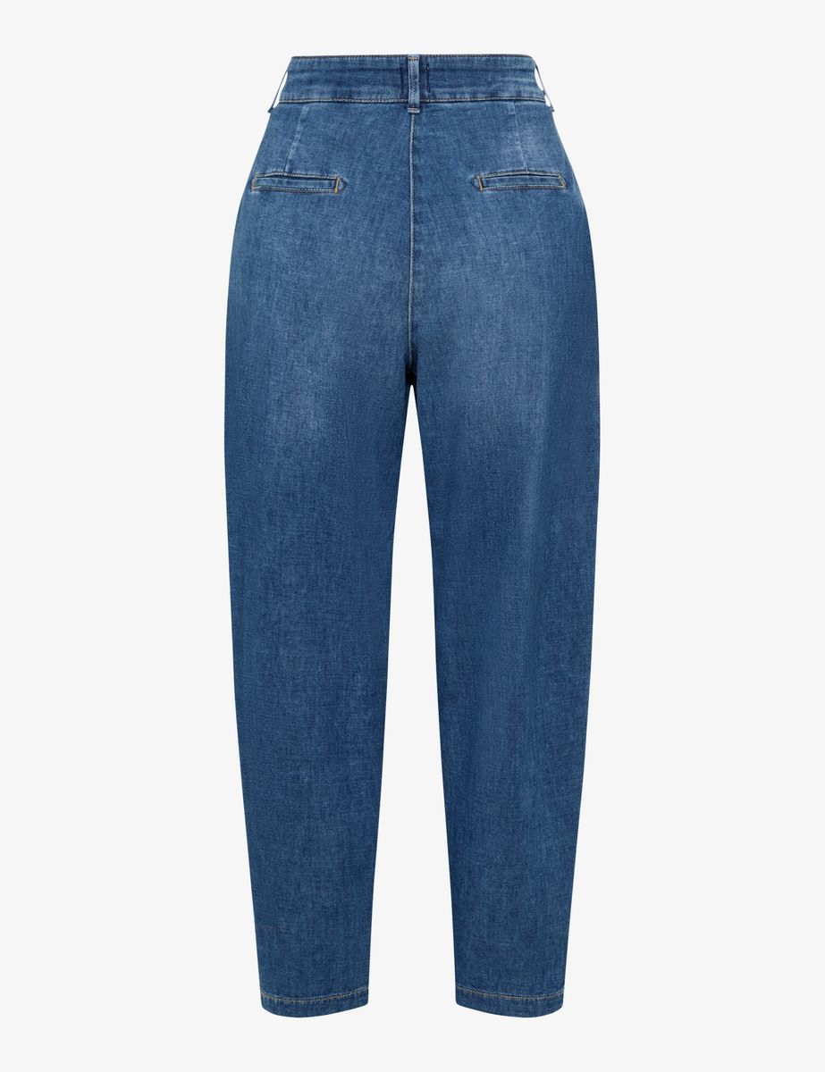 O-Shape Jeans mit hohem Bund