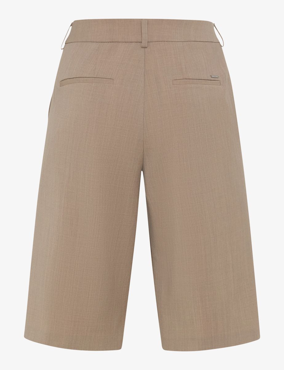 Elegante Bermuda-Shorts mit Bundfalten